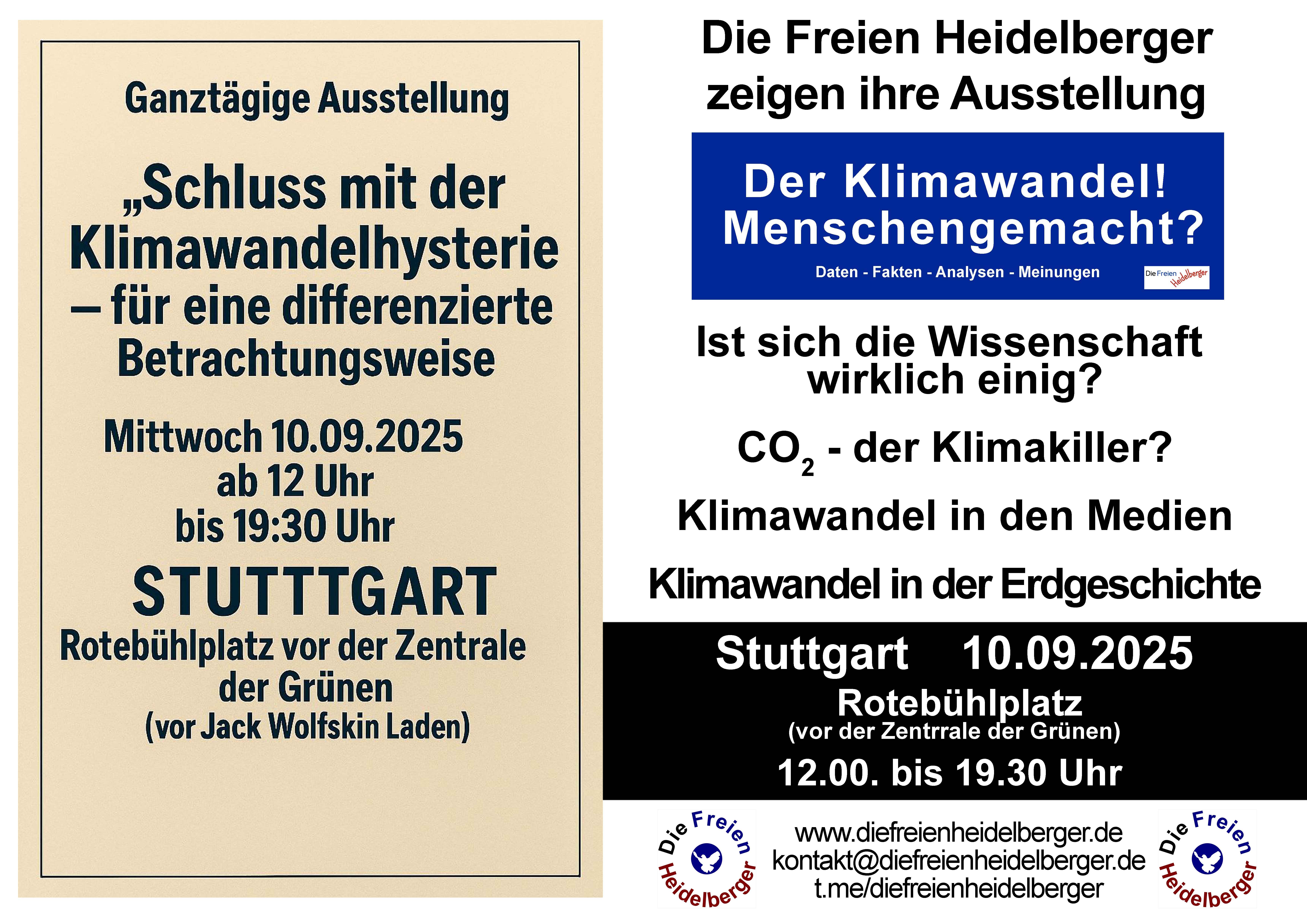 Mittwoch, 10.09.2025, Stuttgart, Rotebühlplatz
