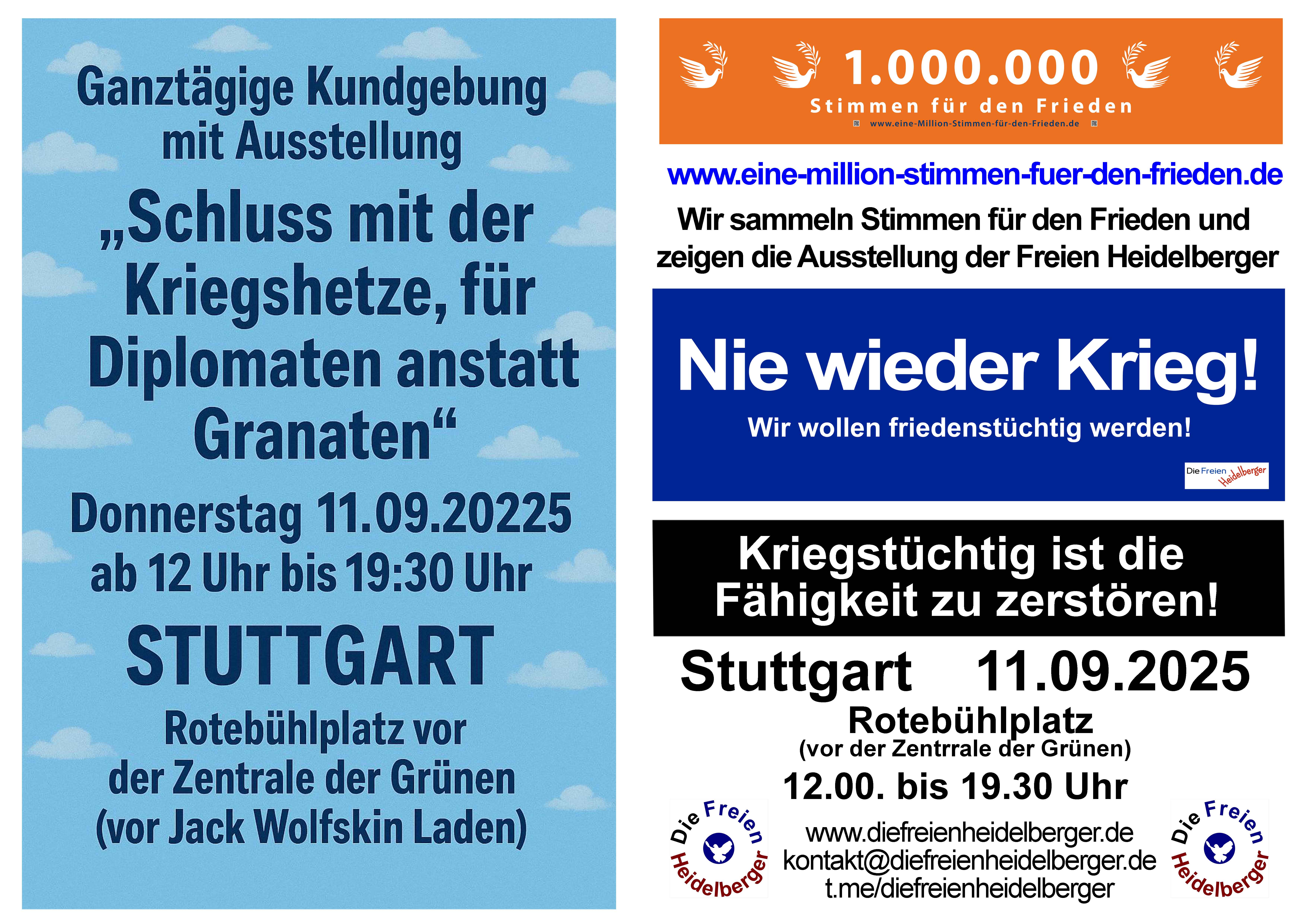 Donnerstag, 11.09.2025, Stuttgart, Rotebühlplatz