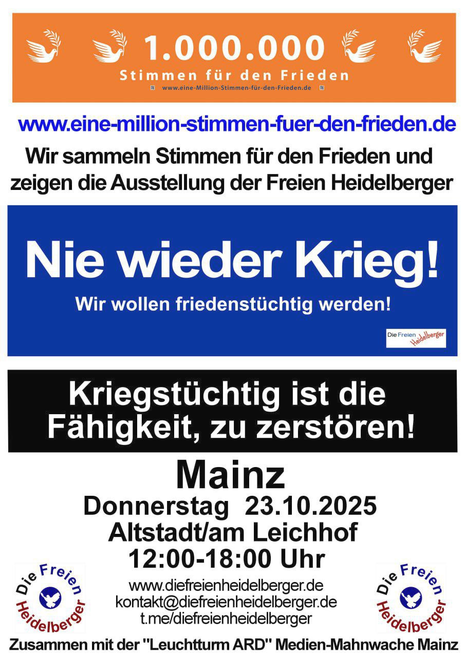 Donnerstag, 23.10.2025, Mainz-Altstadt, Leichhof