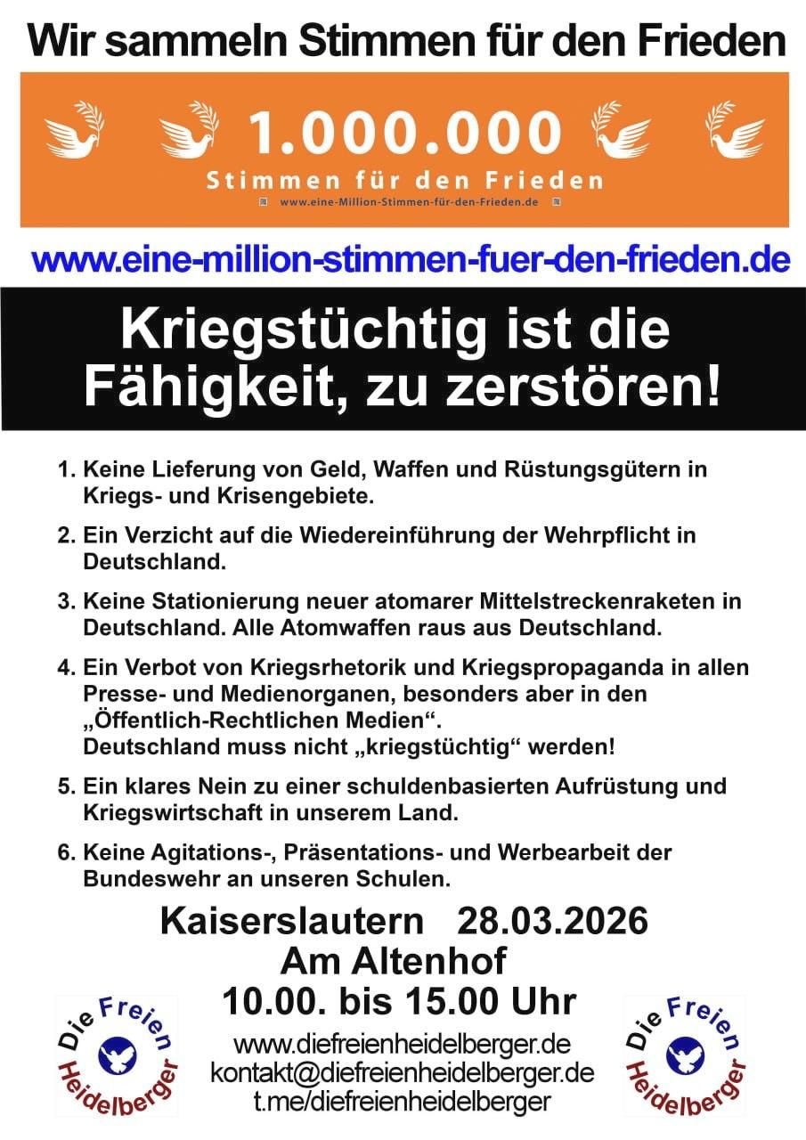 Samstag, 28.03.2026, Kaiserslautern