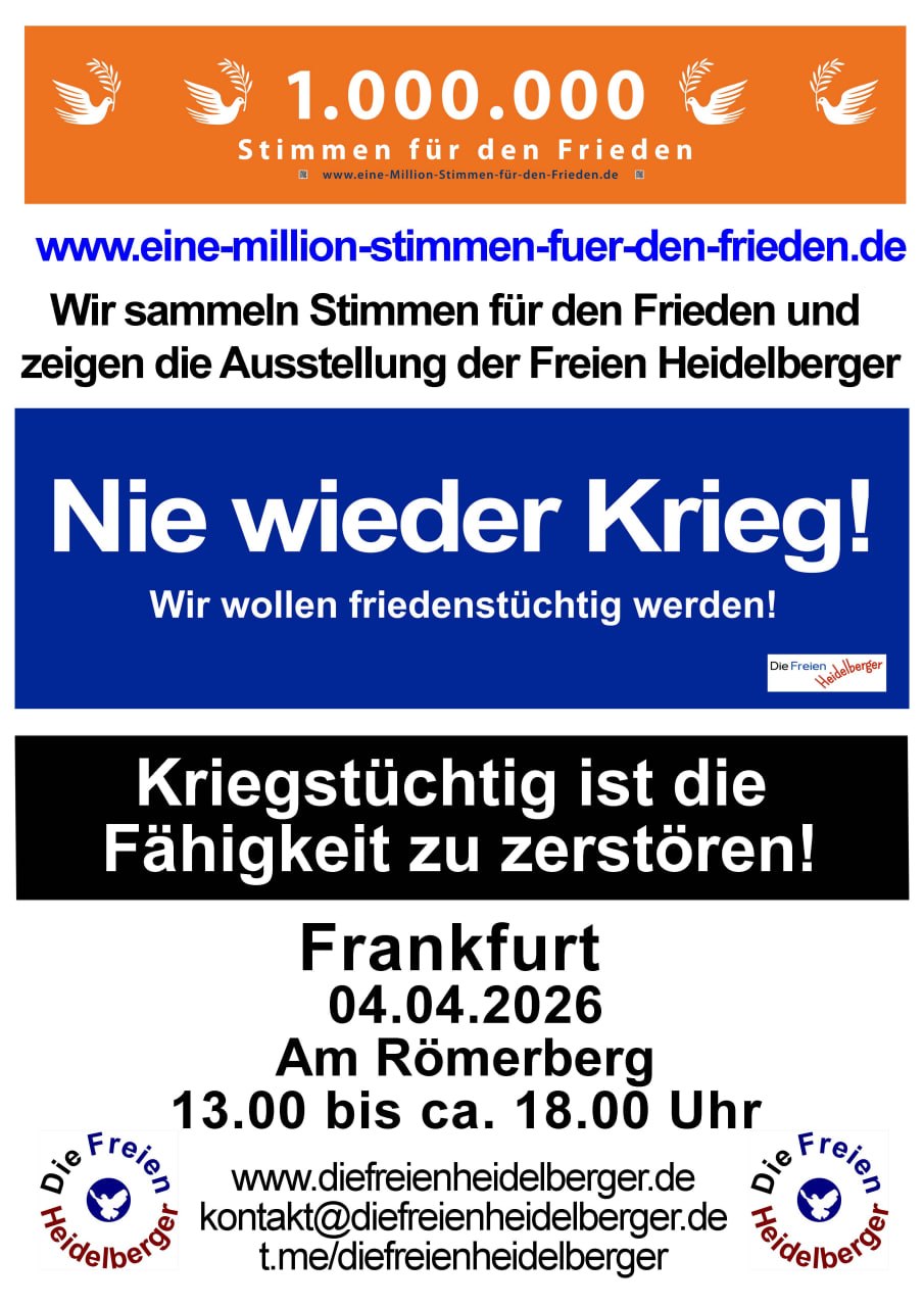 Samstag, 04.04.2026, Frankfurt/Main, Am Römerberg