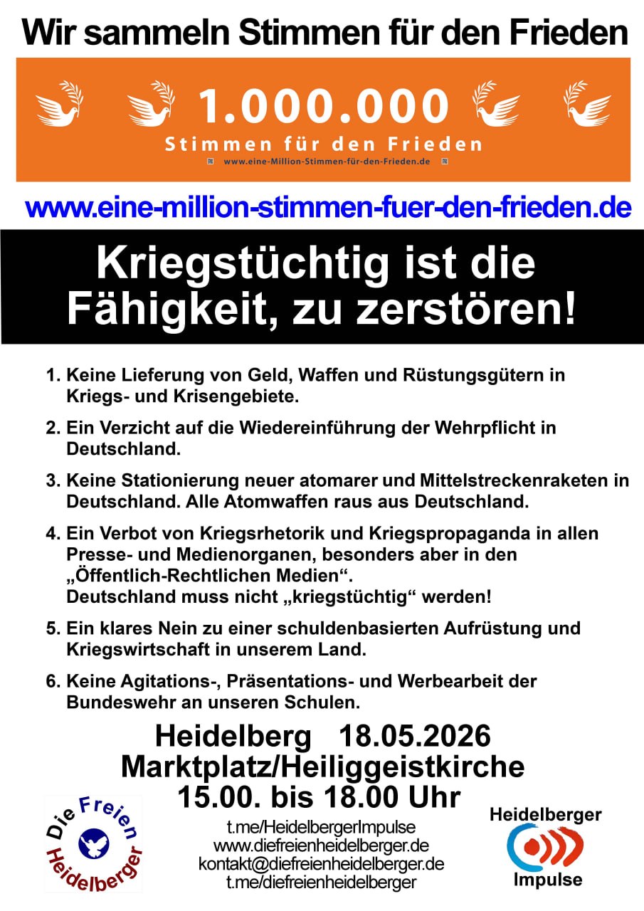 Montag, 18.05.2026, HD-Altstadt, Heiliggeistkirche