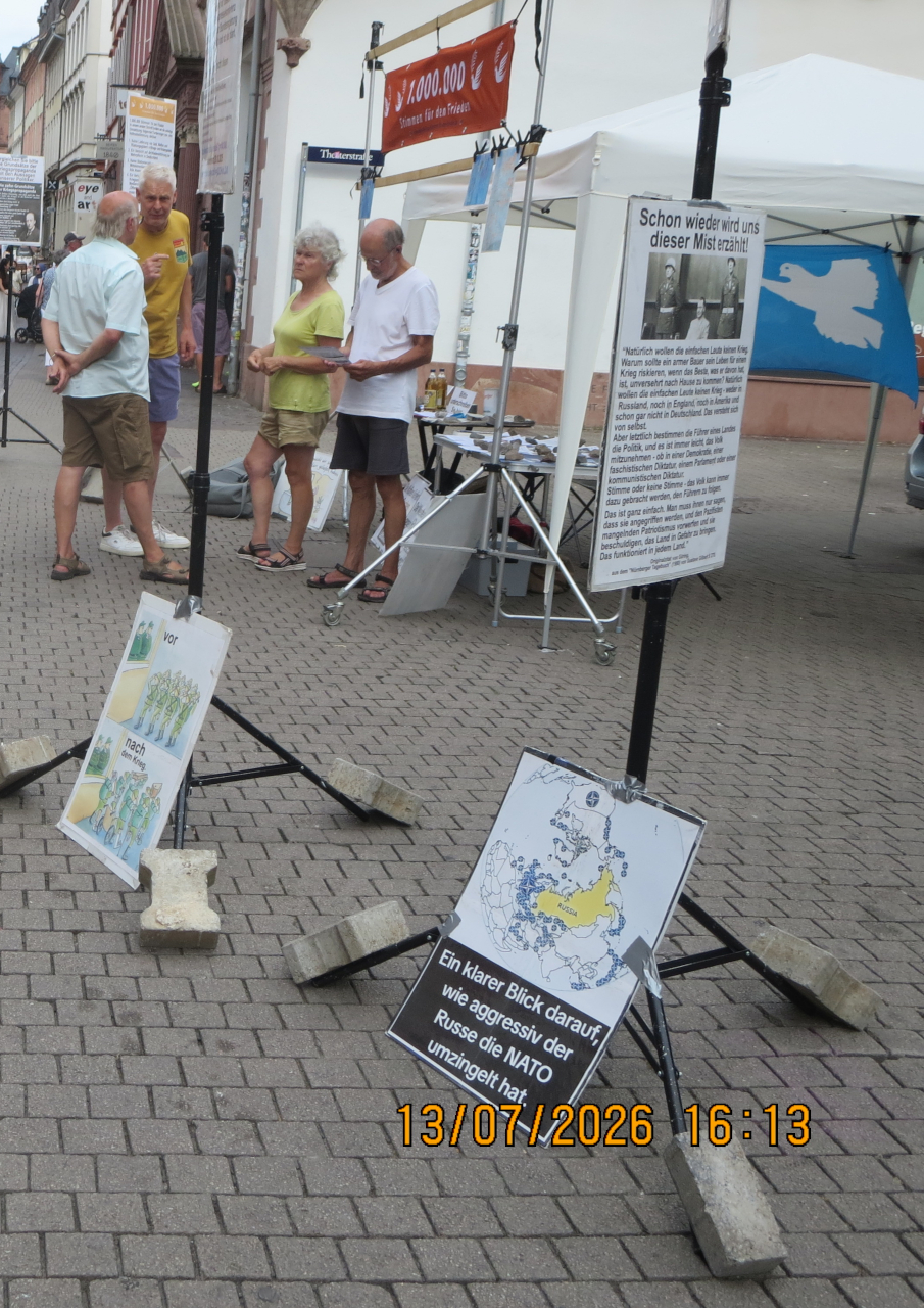 Montag, 13.07.2026, HD-Altstadt, Hauptstraße, Ecke Theaterstraße